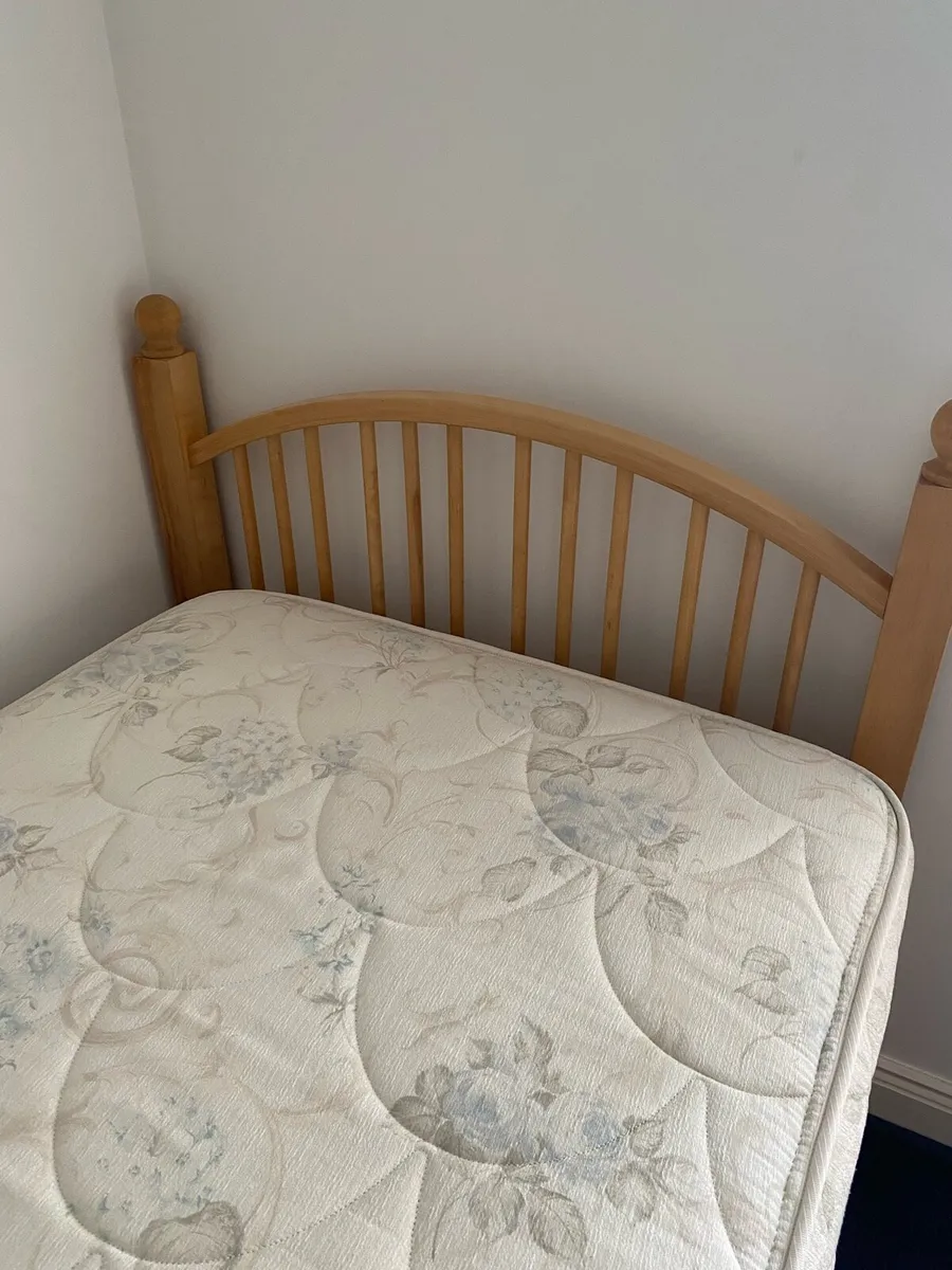 2 Solid Wood Single Beds, 1Trundle & Storage. - Image 2