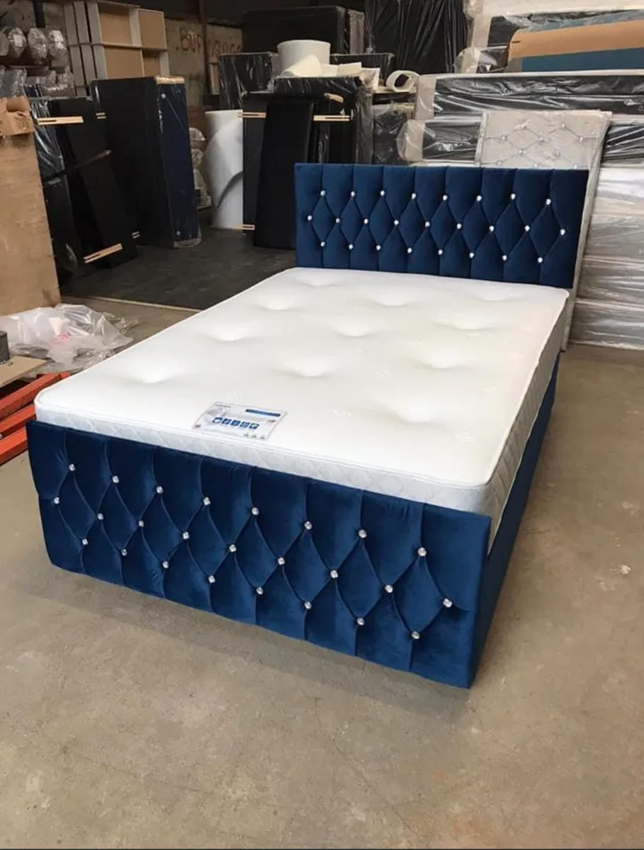 New beds with footboard available in all colours