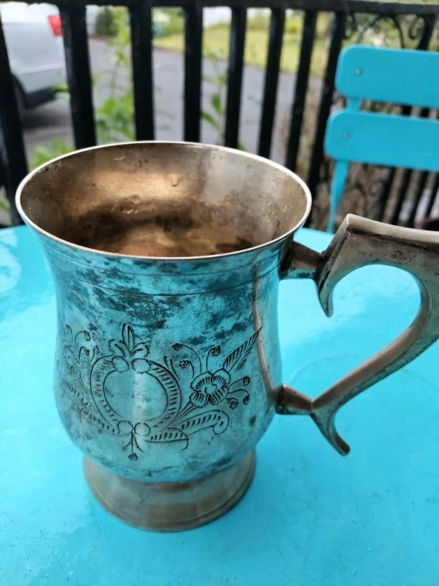 Epns silver cups,and pewter mug - Image 2