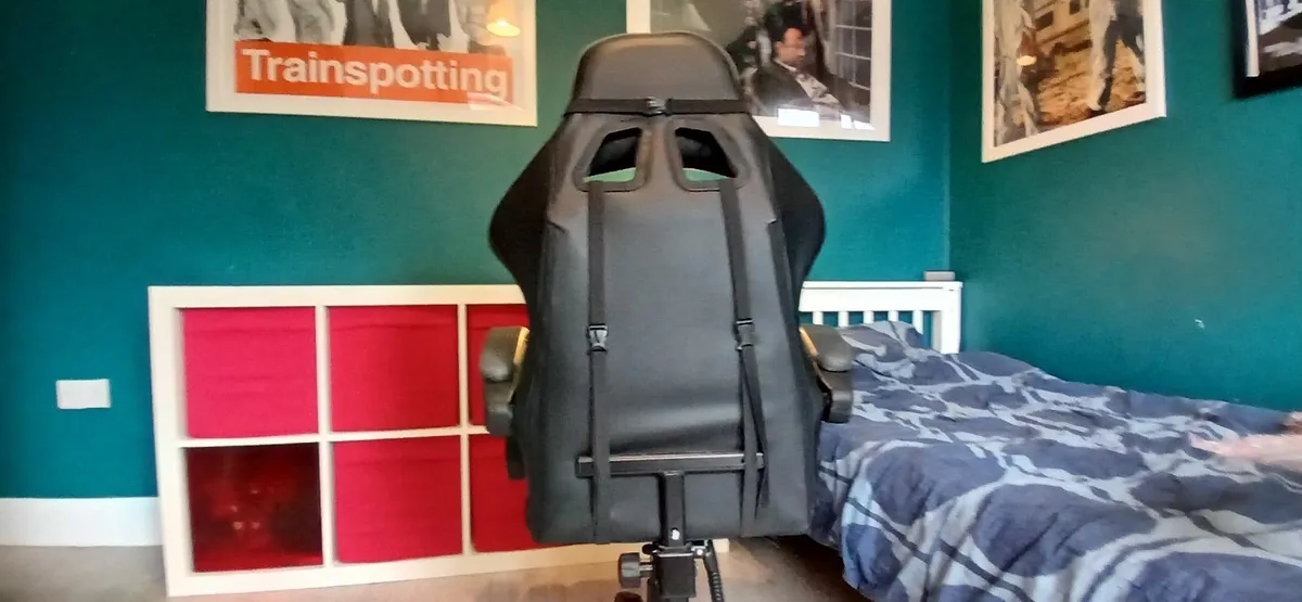 Bizzia Gaming Chair - Grey and Black - Image 3