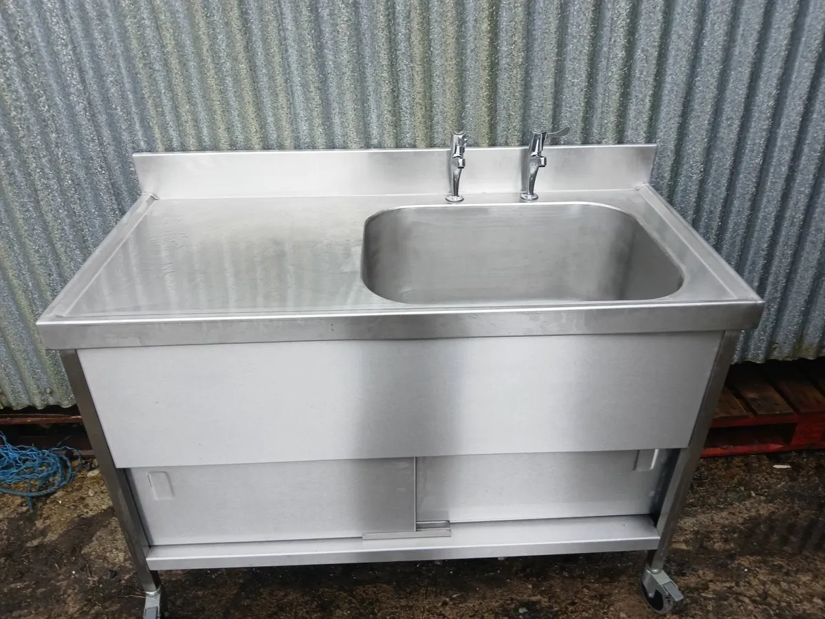 Stainless  steel cabbinet /sink unit..delivered - Image 3