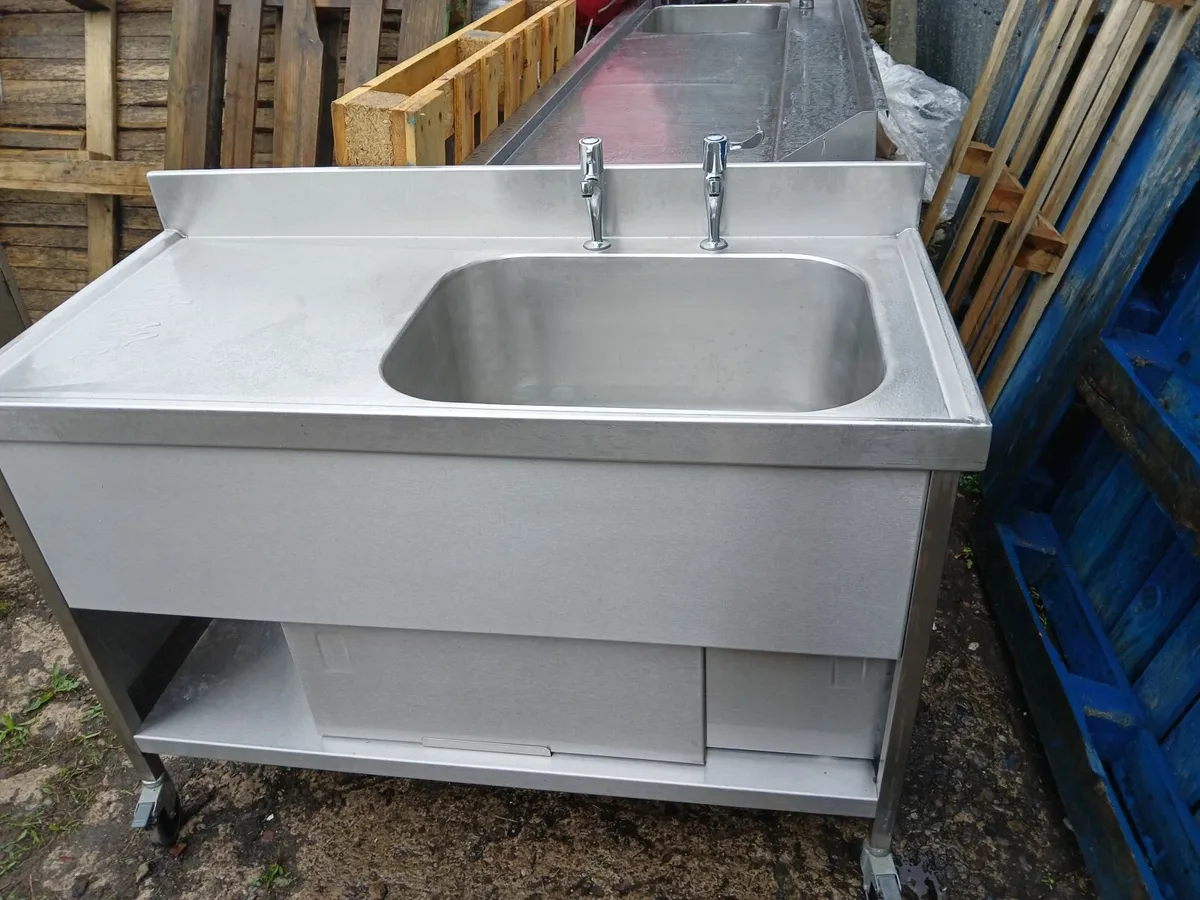 Stainless  steel cabbinet /sink unit..delivered - Image 4