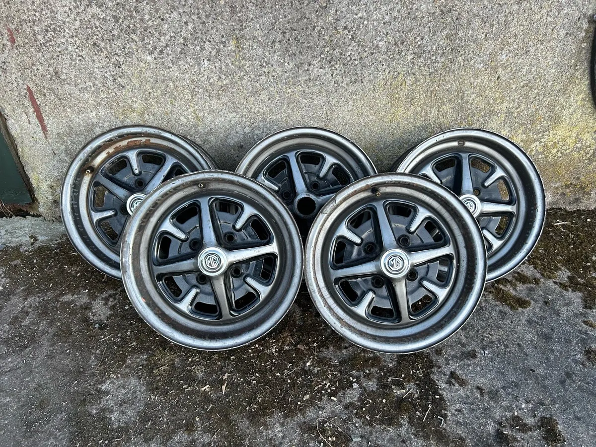 MG Midget Wheel Rims - Image 2