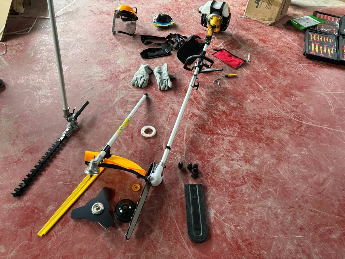 JOBSITE 4 IN 1 PETROL STRIMMER SET... - Image 1