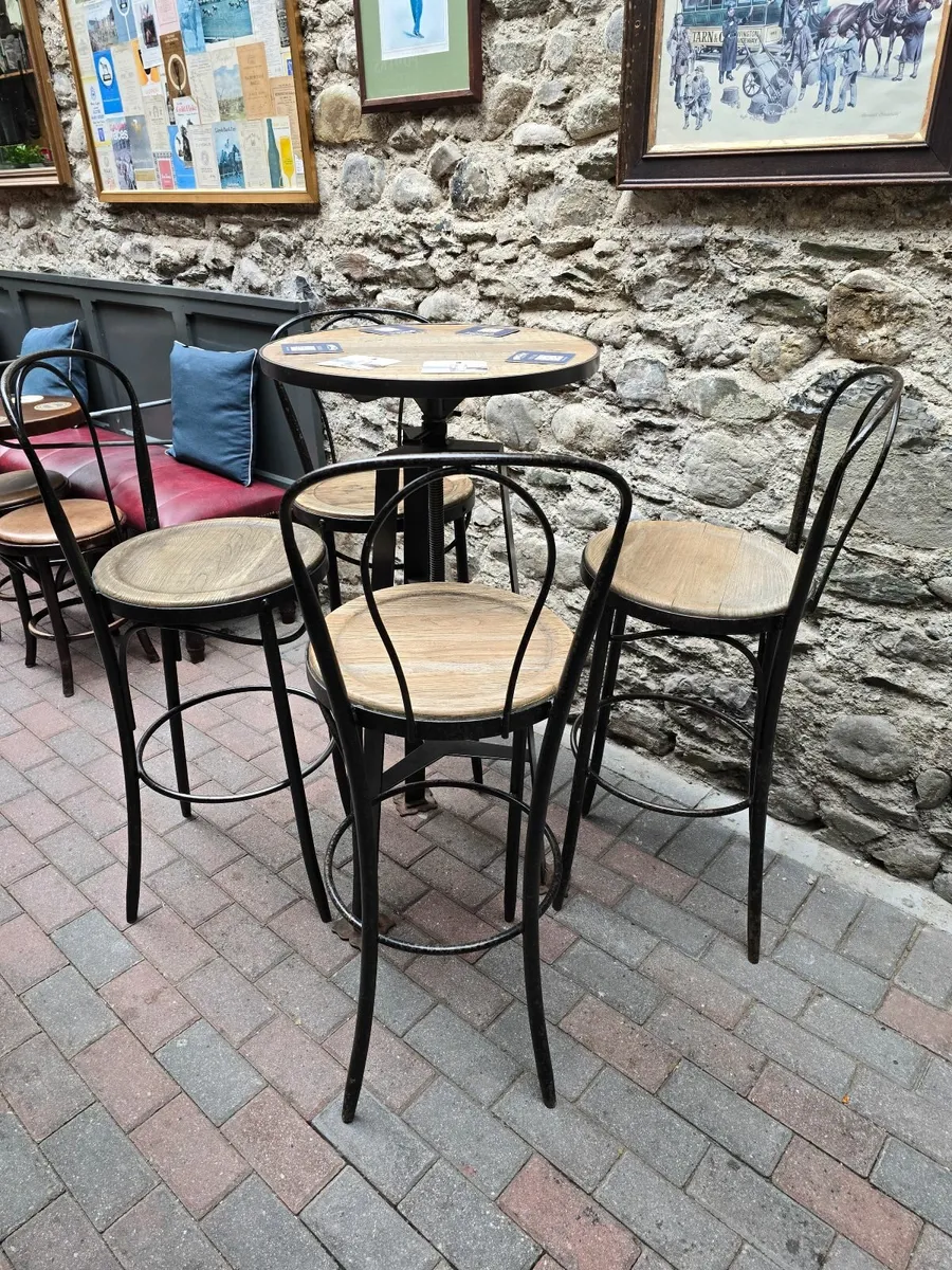 High stools and table - Image 3