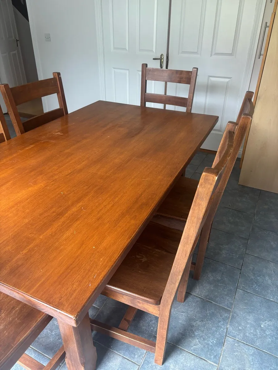 Table and 6 chairs - Image 3