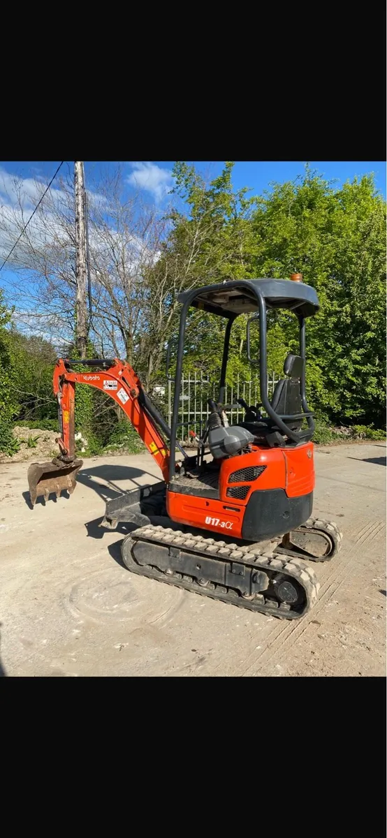 Kubota u17 digger - Image 1
