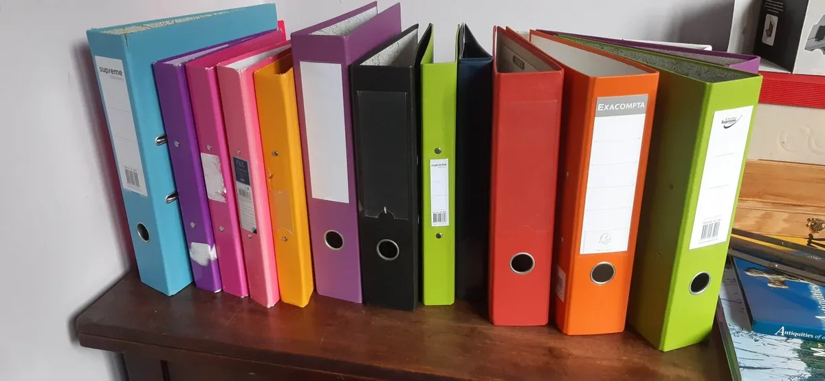 Lever arch files, ring binders - Image 1