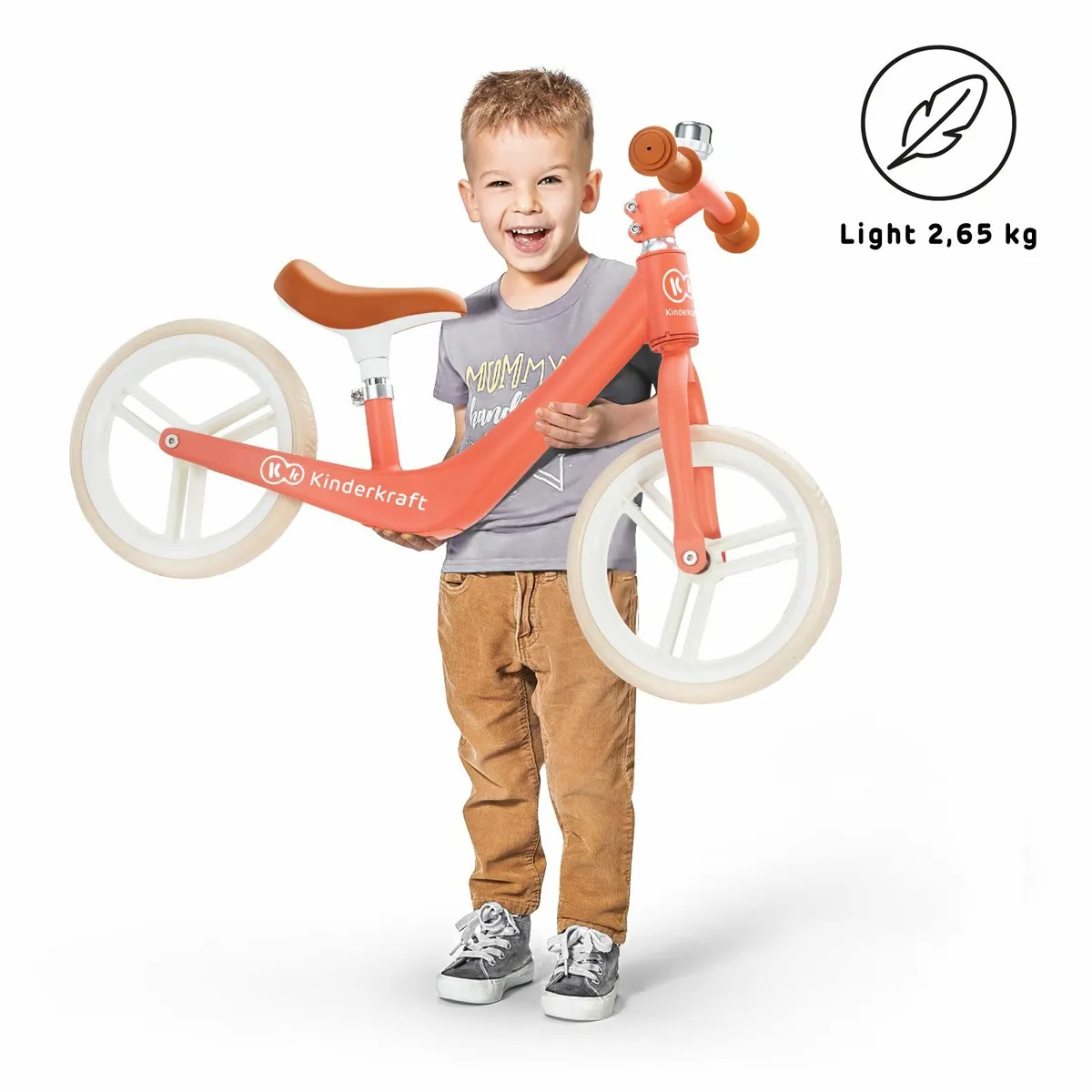 Balance Bike FLY PLUS Kinderkraft Kids Bicycle - Image 1