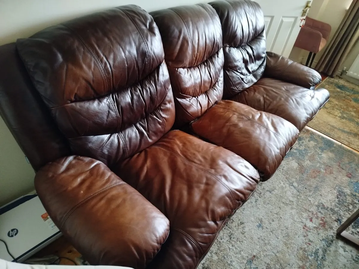 Brown Sofa for free - Image 2
