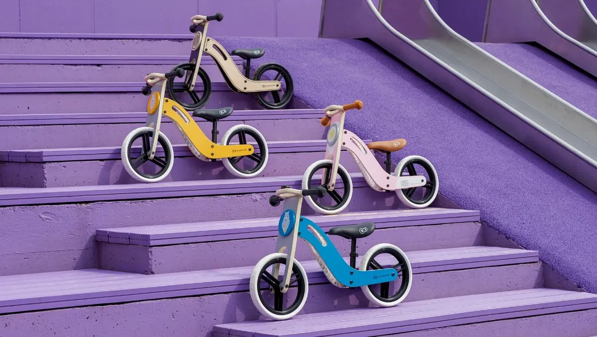 UNIQ Wooden Balance Bike Kinderkraft Kids Bicycle - Image 1