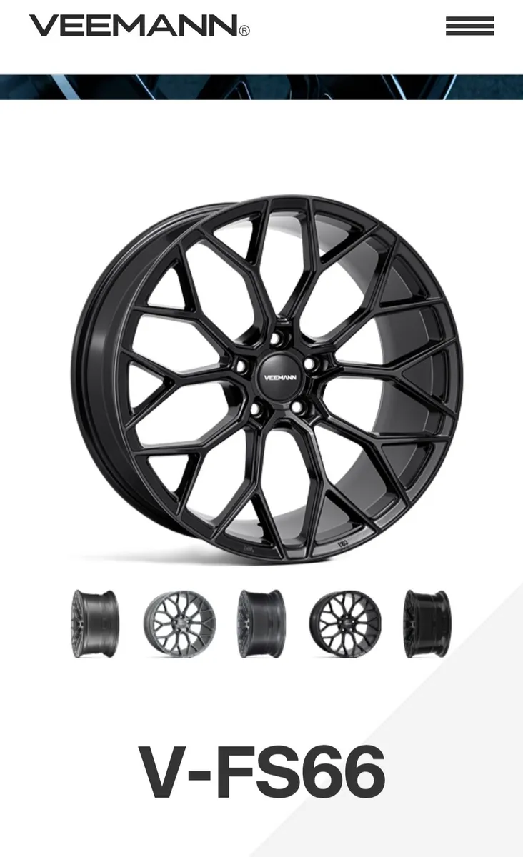 20" VEEMAN ALLOYS WITH PIRELLI TYRES - Image 1