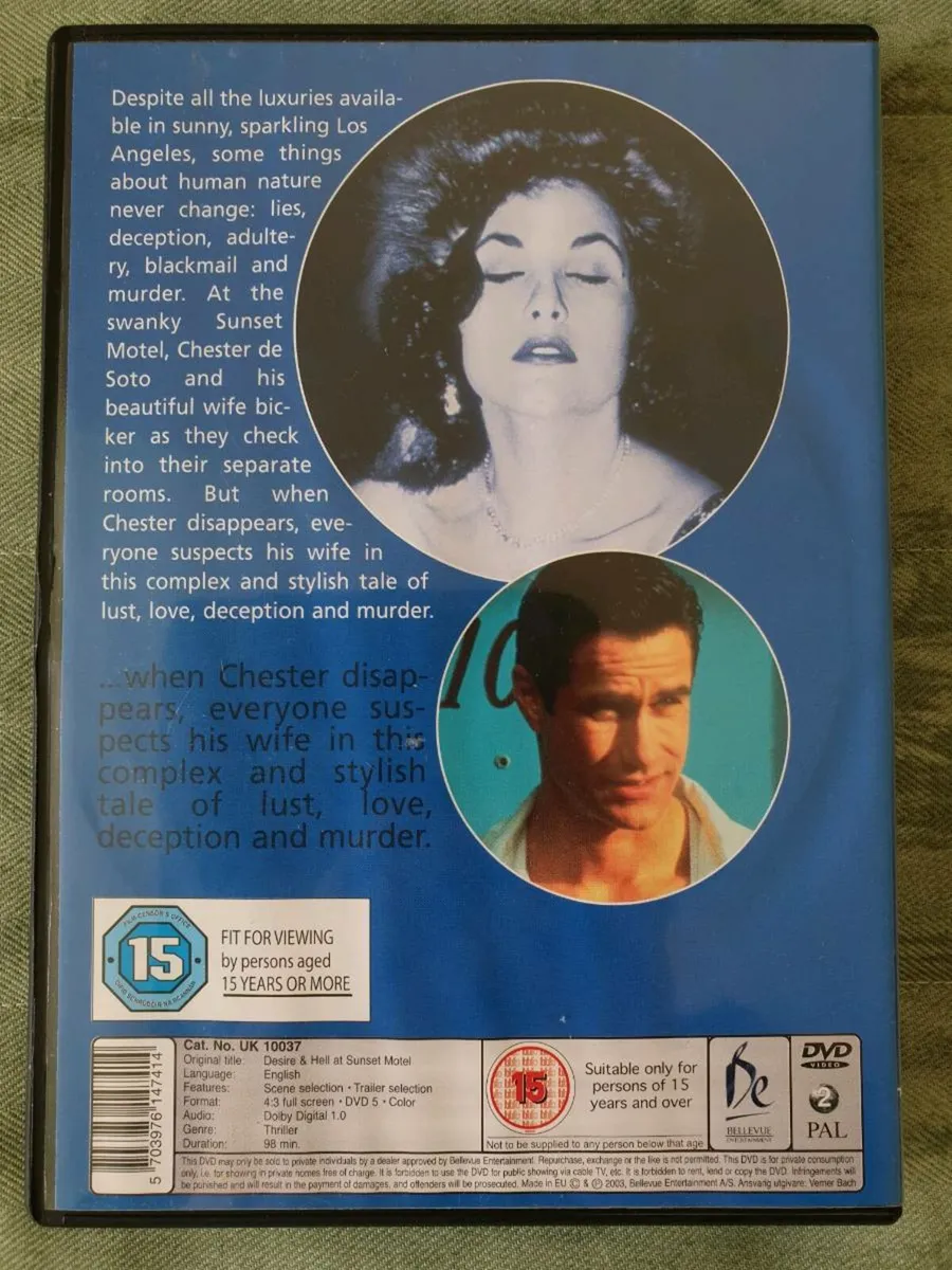 Desire and Hell at Sunset Motel 1992 DVD - Image 3