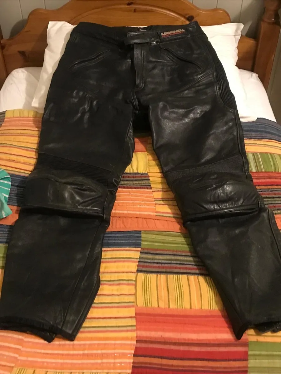Leather motorcycle pants - Image 1
