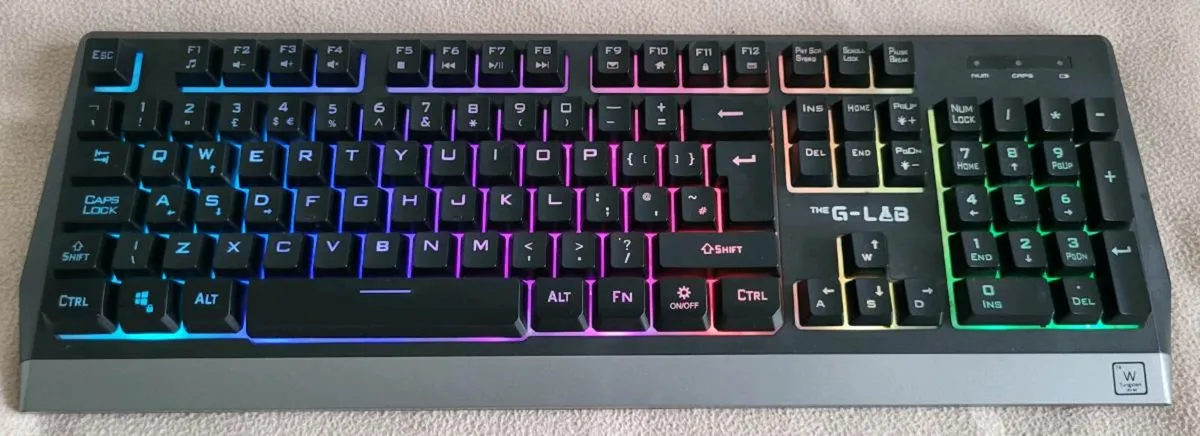 THE G-LAB Keyz TUNGSTEN Wireless Gaming Keyboard - Image 4