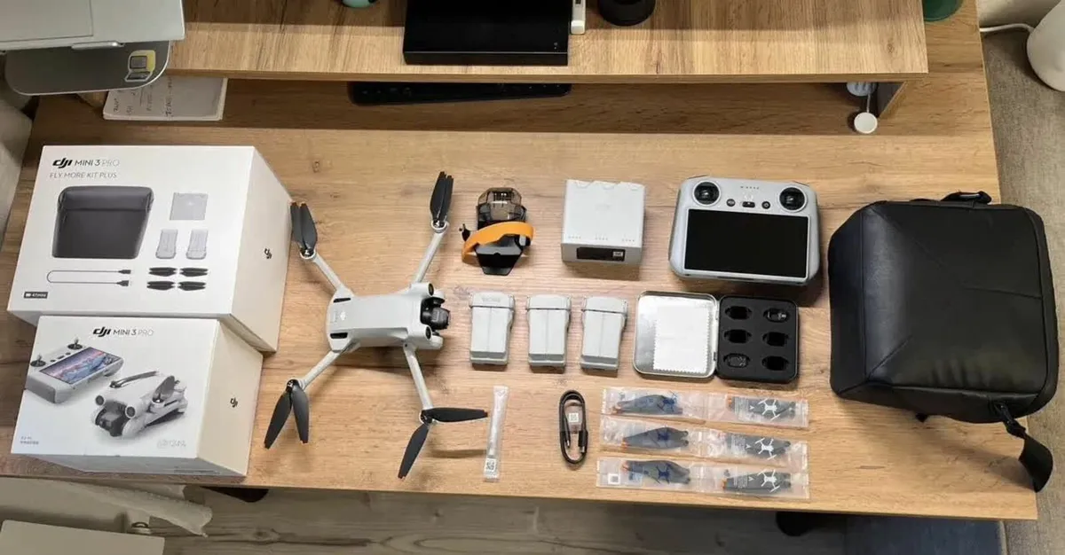 DJI Mini 3 Pro with a full Fly More Kit - Image 1