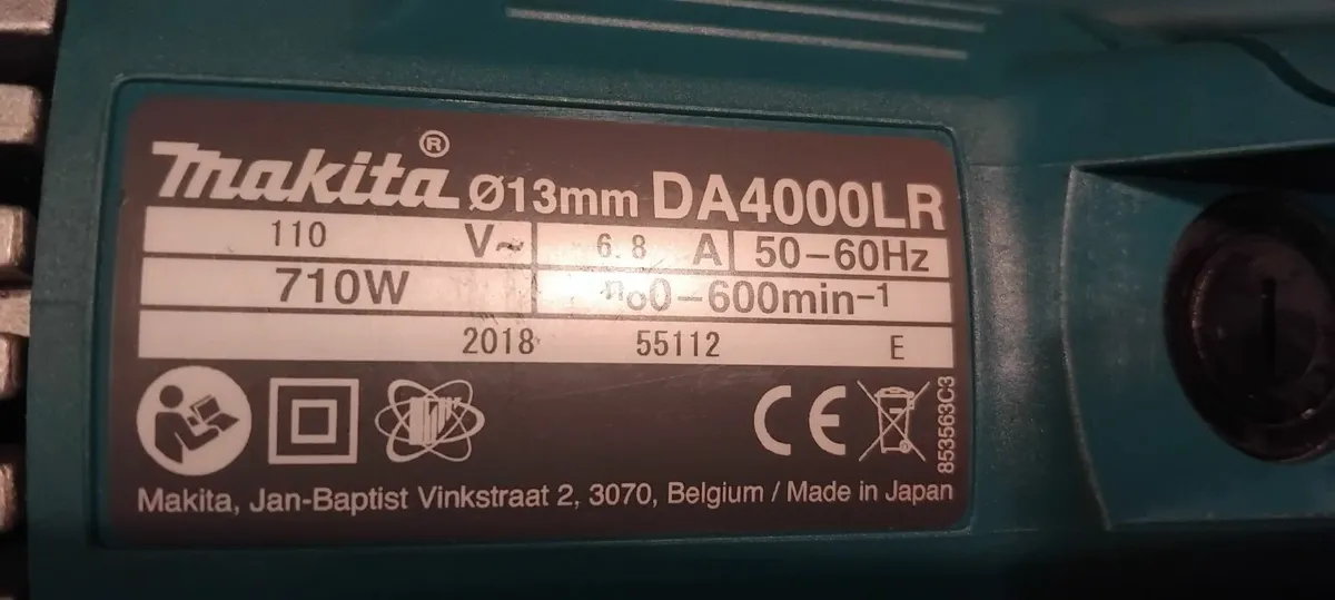 Makita DA4000LR Angle Drill 110v - Image 4