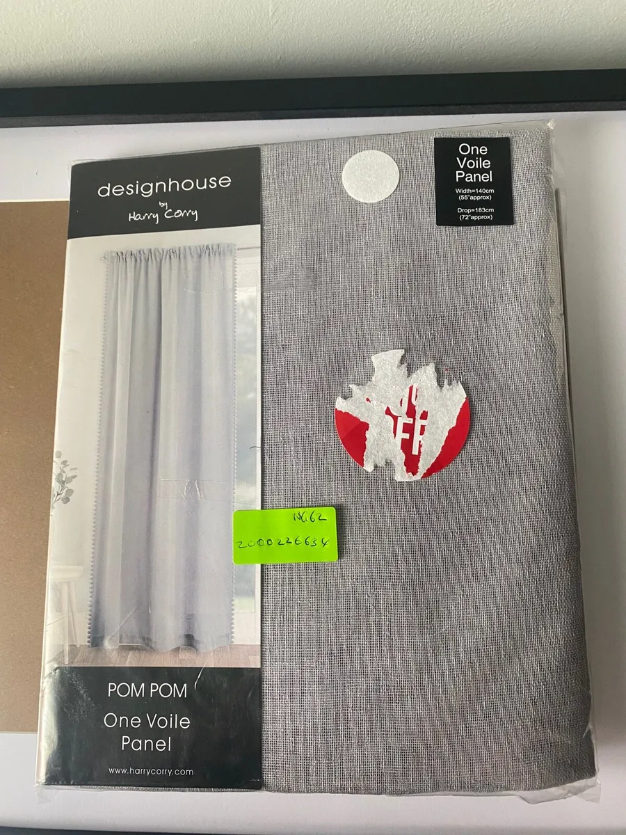 Pom Pom grey voile / blinds - Image 3