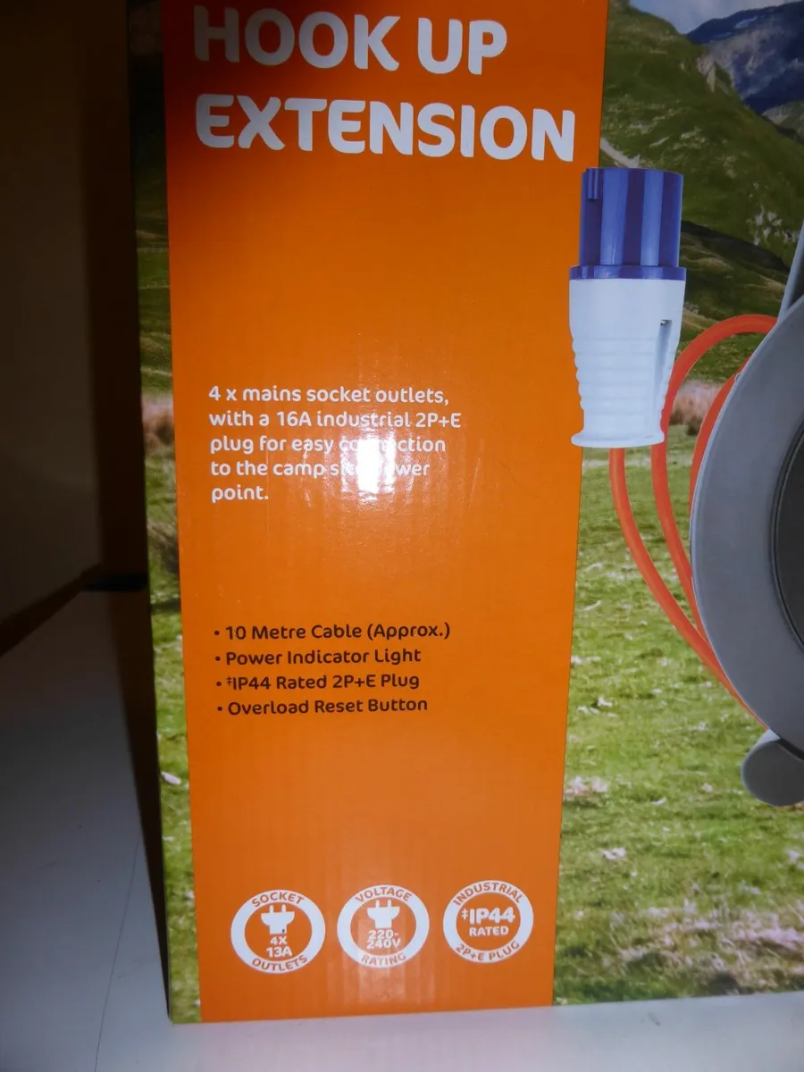 10 meter electric extension cable for campsite - Image 2