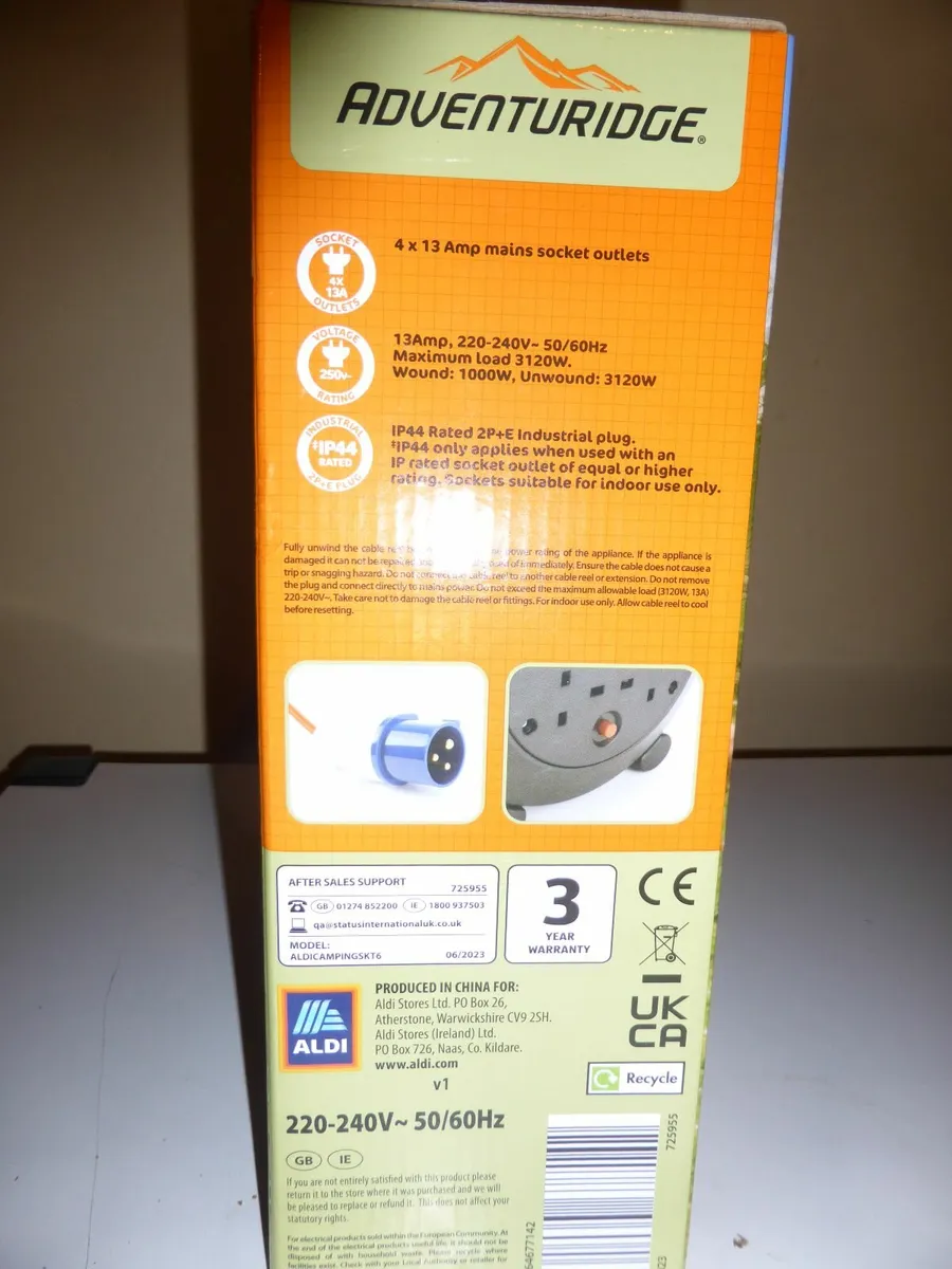 10 meter electric extension cable for campsite - Image 3