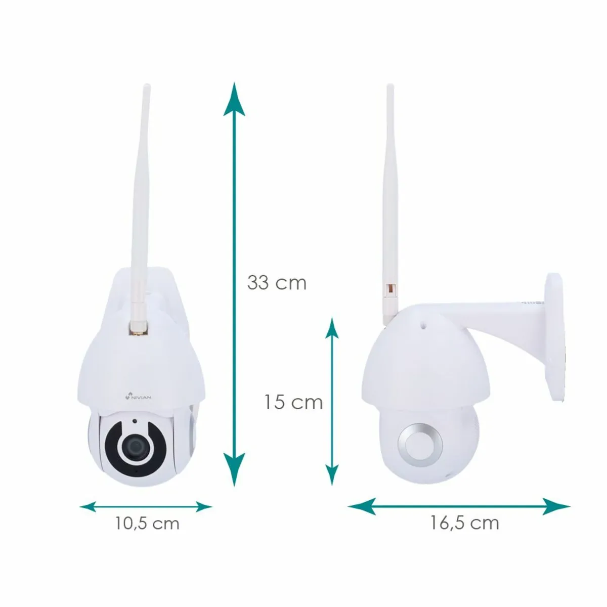 Smart WiFi CCTV Security PTZ Camera Auto Tracking - Image 4