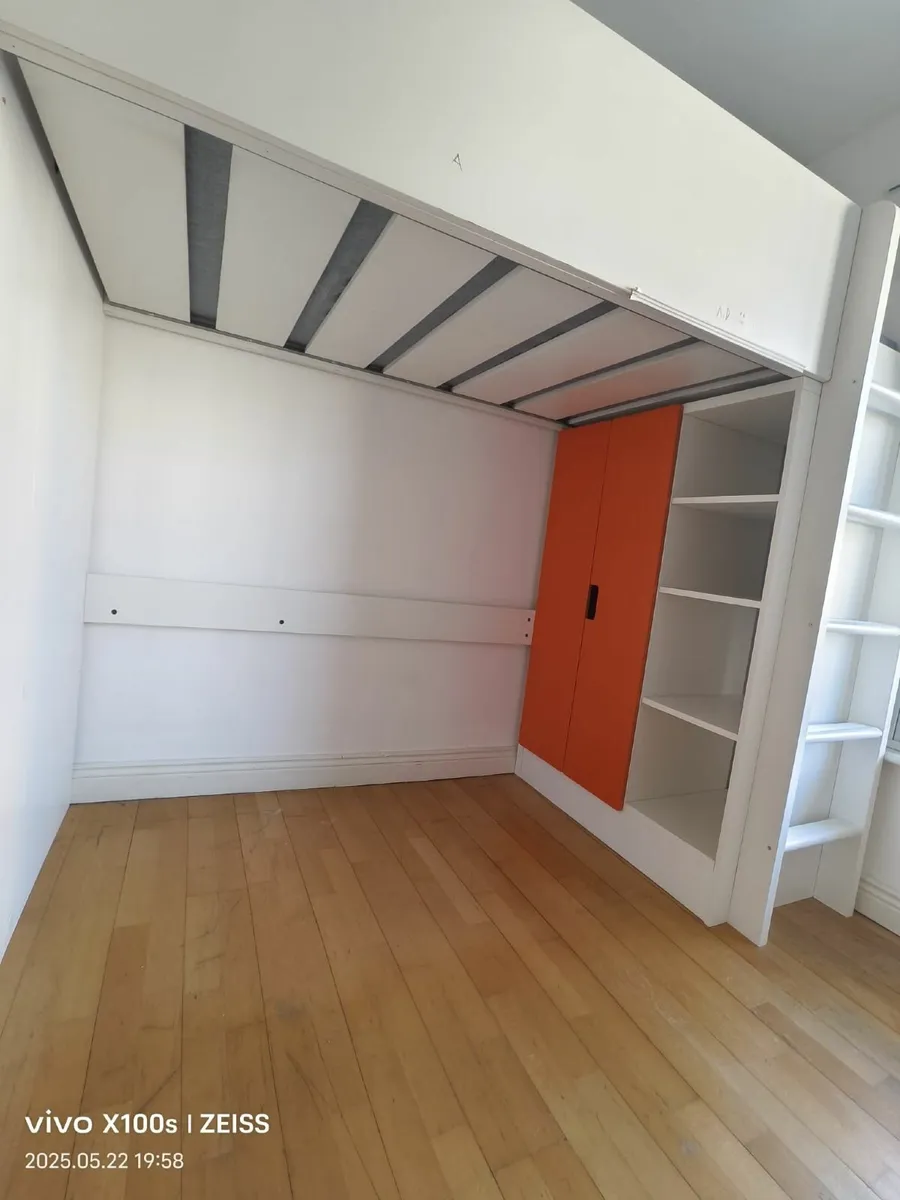 IKEA loft bed with mattress - Image 3