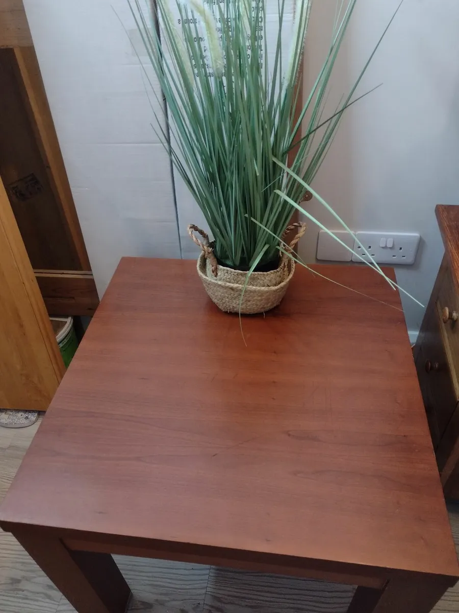 Heavy solid wood coffee table or TV stand - Image 1
