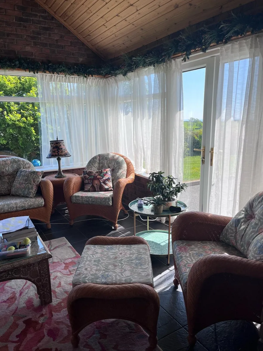 Cane conservatory furniture - Image 2