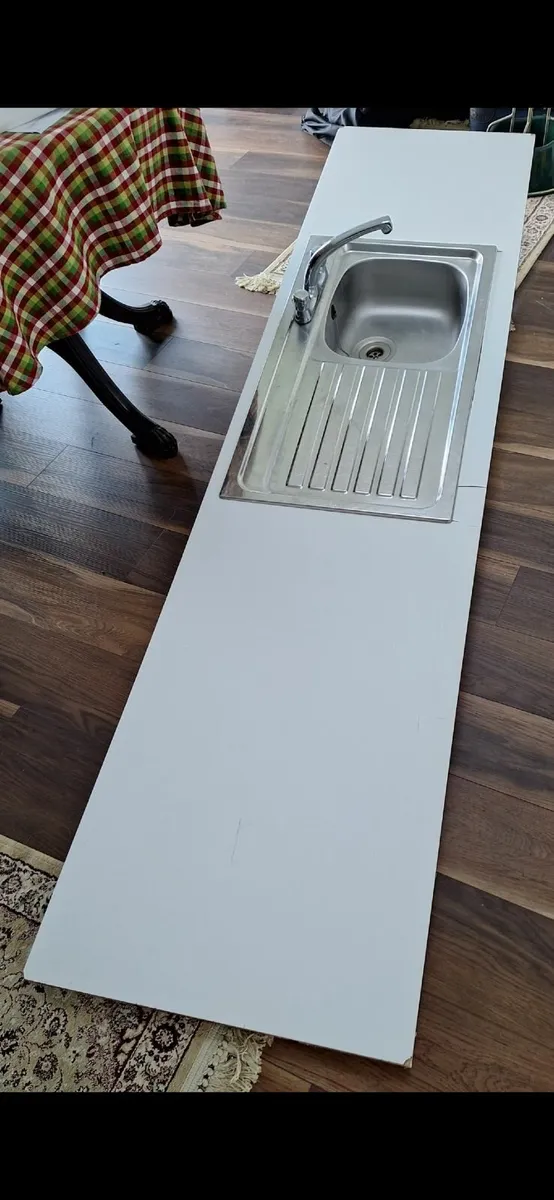 Counter with sink
