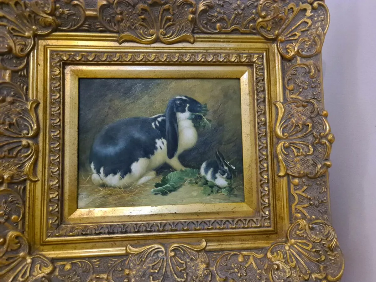 Vintage oil on canvas - Image 1