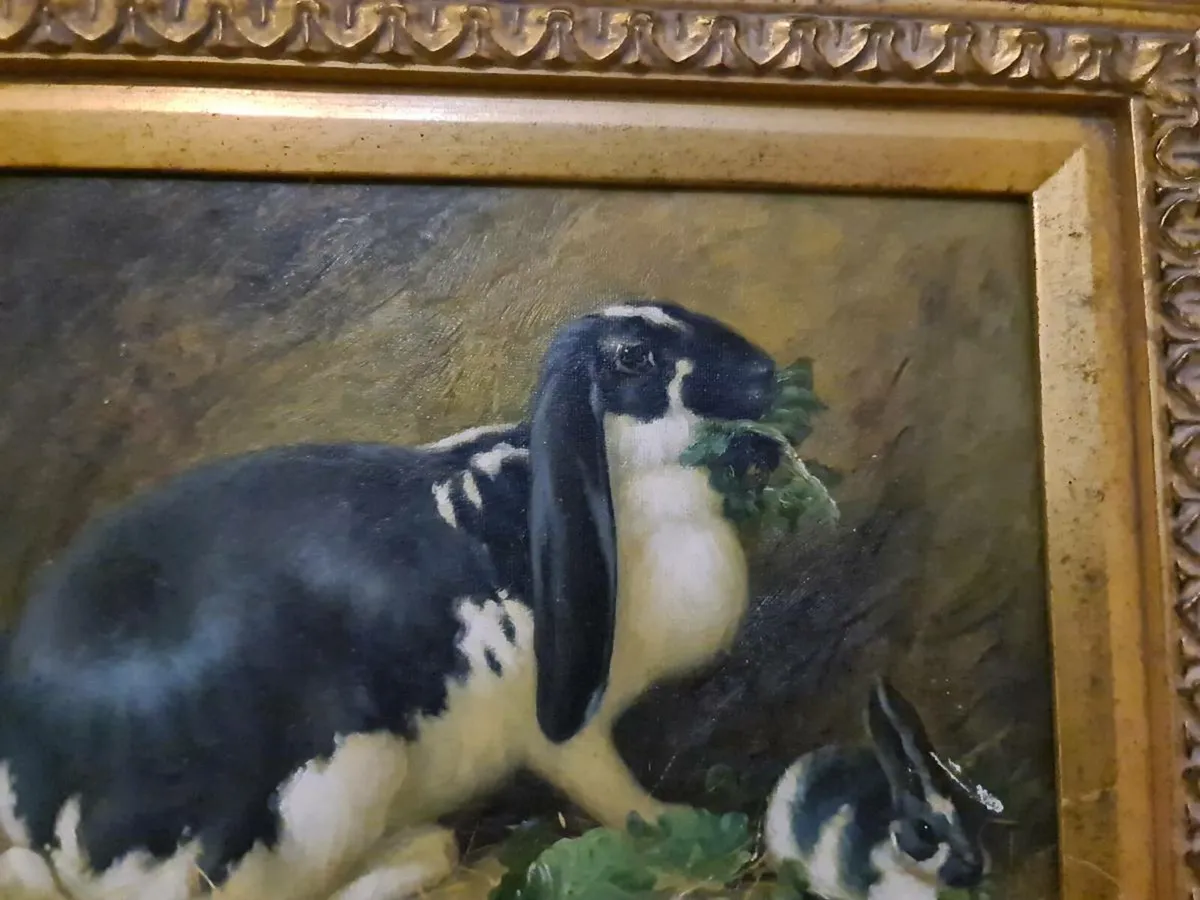 Vintage oil on canvas - Image 3