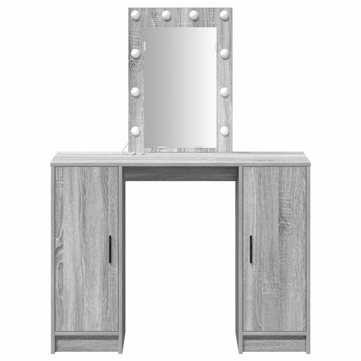 [Free P&P] New Grey Vanity Makeup Table & Mirror L - Image 4