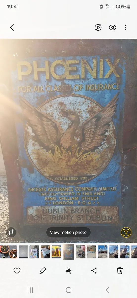 Antique sign - Image 1
