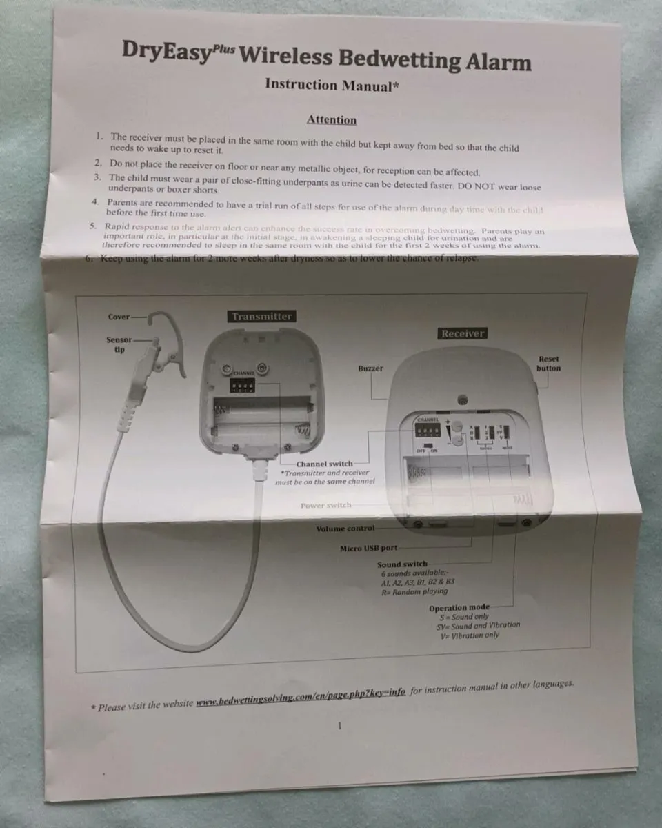Dry Easy Plus Bed Wetting Alarm - Image 3