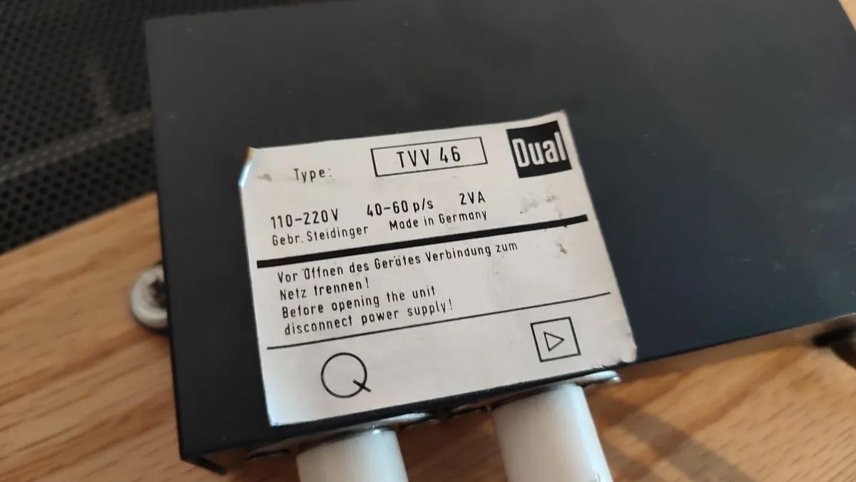 DUAL TVV46 vintage phono preamplifier. 220V - Image 4