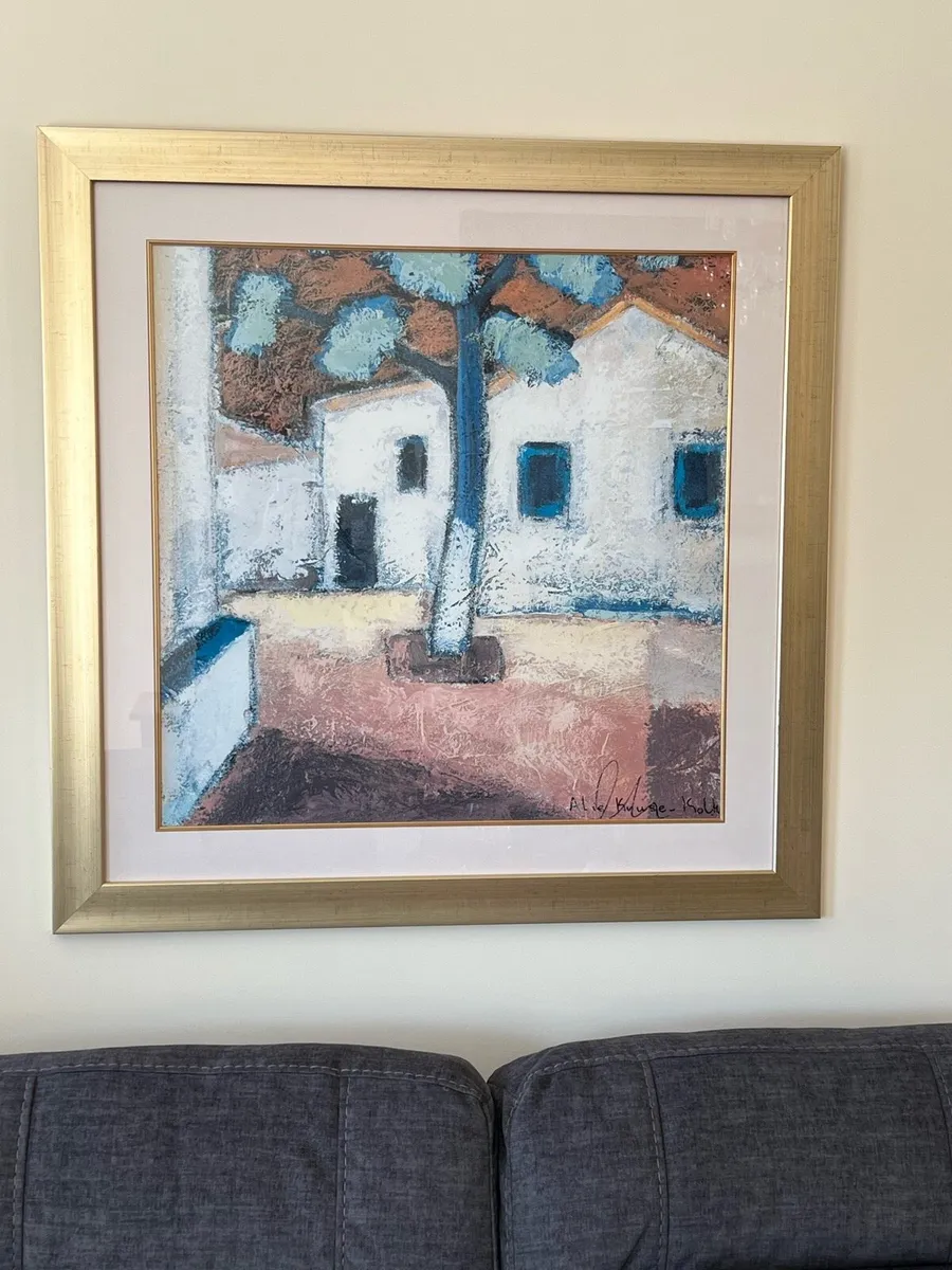 Large Gold Framed Aile Kruse-Kolk Print