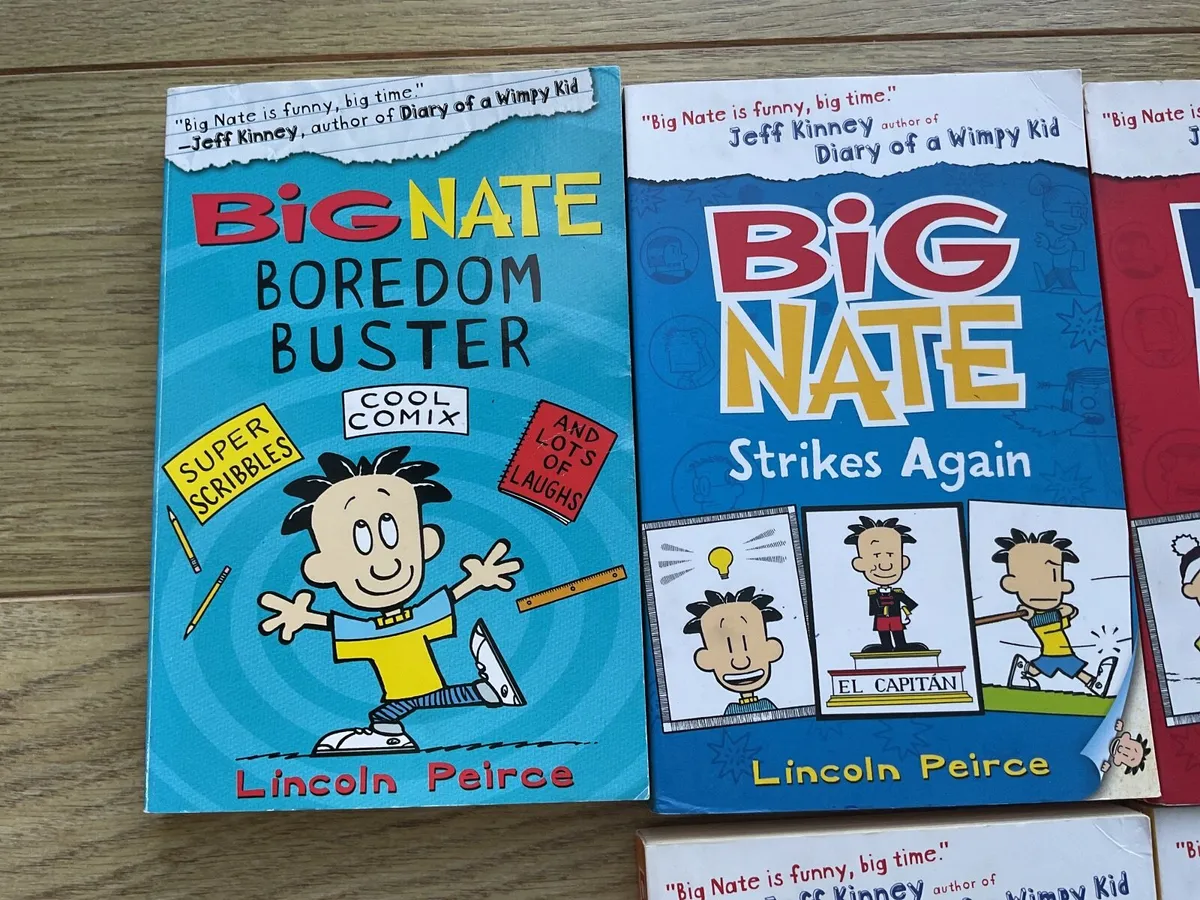 Big Nate books x 9 - Image 2