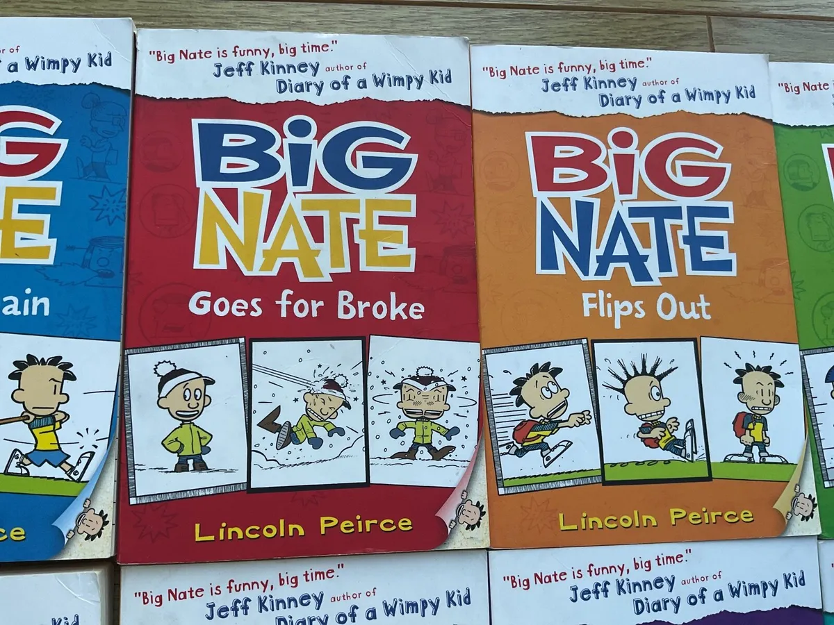 Big Nate books x 9 - Image 3