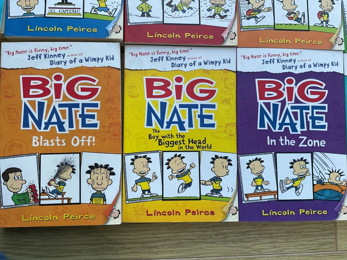 Big Nate books x 9 - Image 4