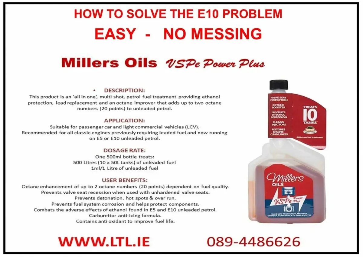 Millers Oils VSPE Ethanol Treatment - Image 3