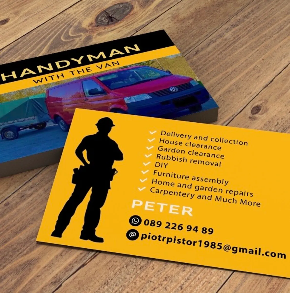 Man,Handyman With a Van Service - Image 1