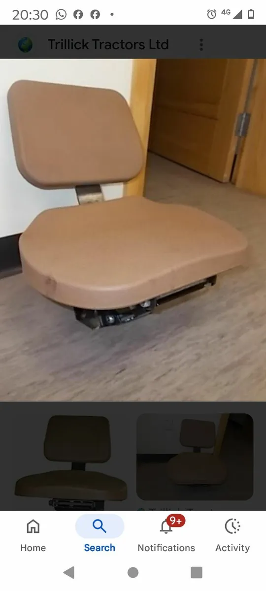 John Deere Grammer suspension seat