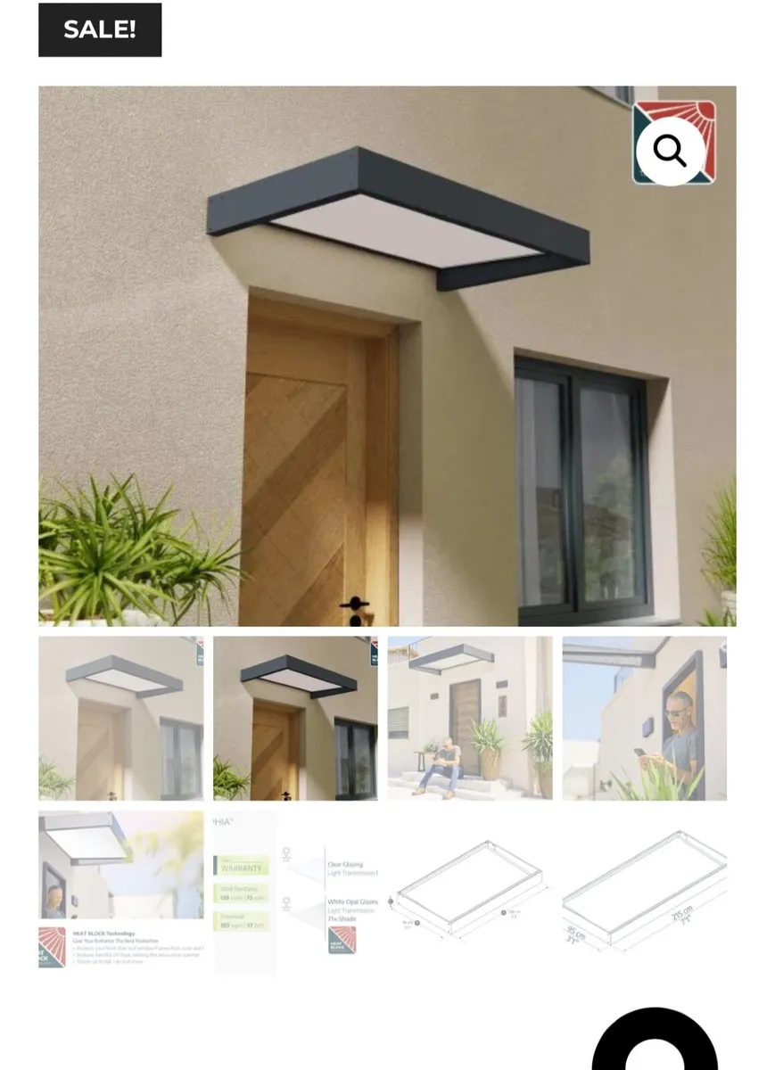 Brand New Sophia Door Canopy – Still in Packaging - Image 2