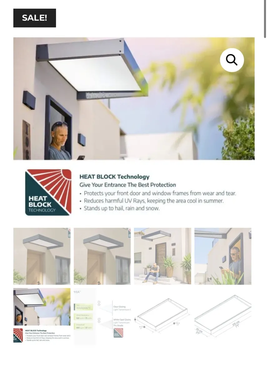 Brand New Sophia Door Canopy – Still in Packaging - Image 4