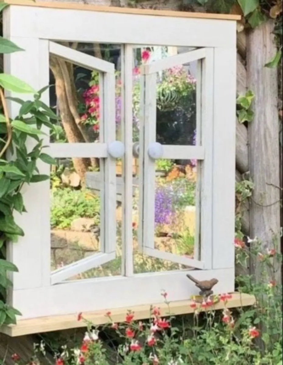 Garden reflection window