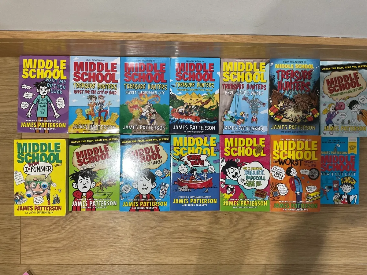 Middle School books x 14