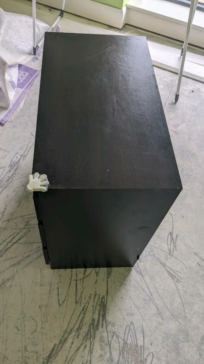 Black 3-drawer chest / cabinet / drawer / shelf - Image 2