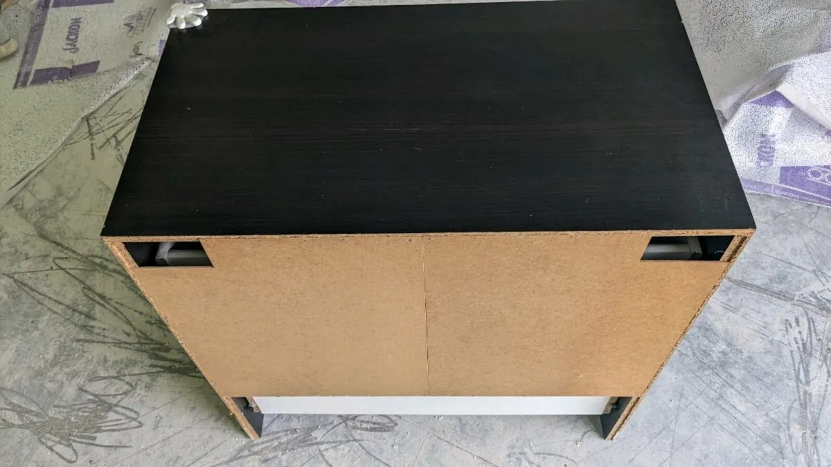Black 3-drawer chest / cabinet / drawer / shelf - Image 3