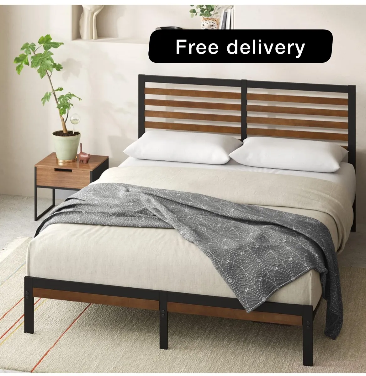 Super King Bed frame - Bed 180x200 cm - Image 1