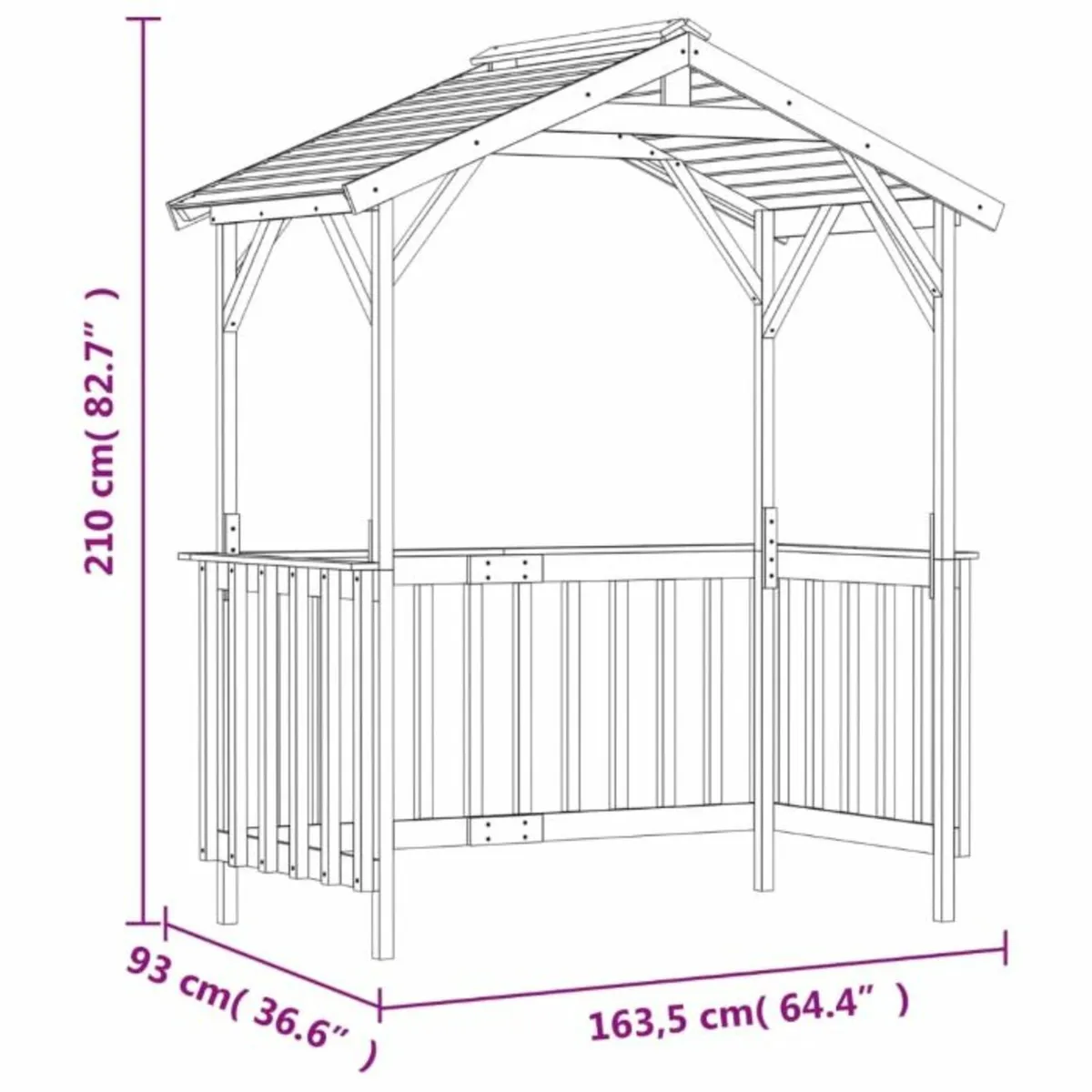 [Free P&P] New Barbeque BBQ Garden Shed Shelter - Image 4